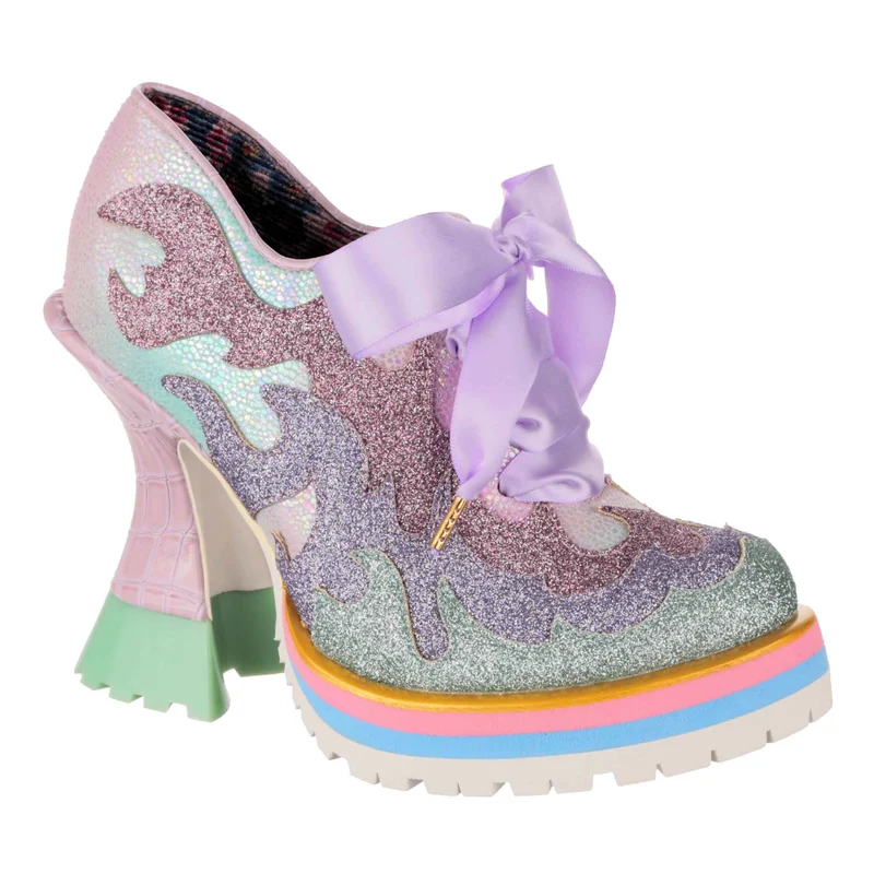 Irregular Choice Damen Flaming Hot High Heel - Flieder