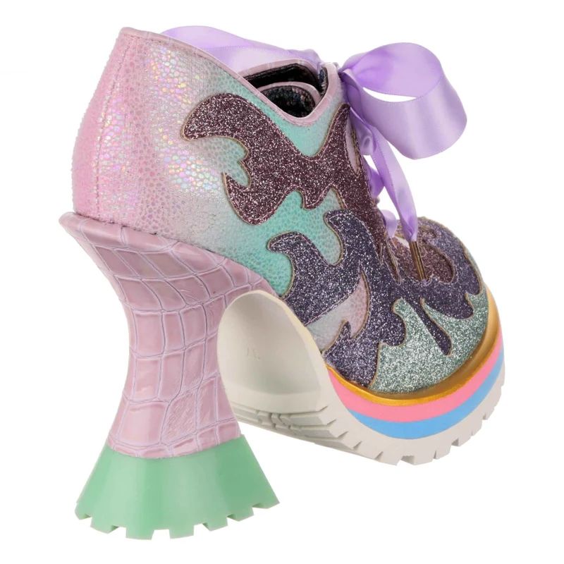 Irregular Choice Damen Flaming Hot High Heel - Flieder