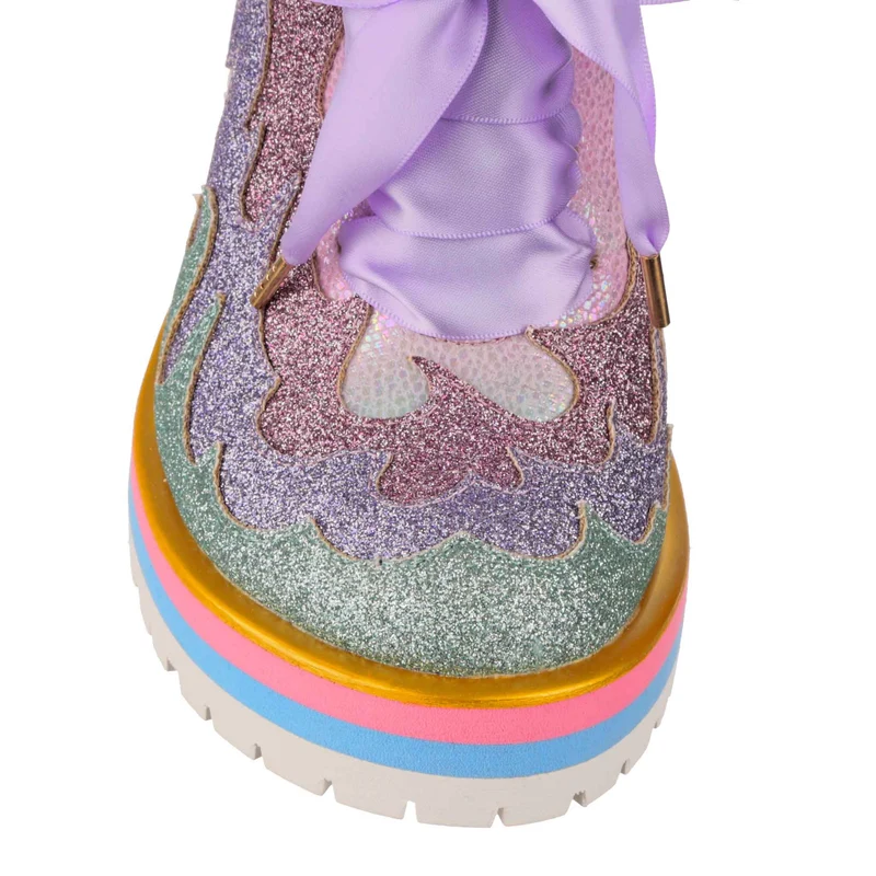 Irregular Choice Damen Flaming Hot High Heel - Flieder