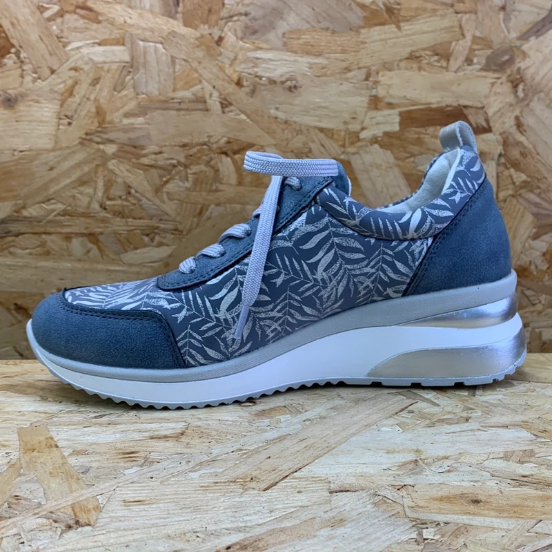 Remonte Modische Damen-Sneaker mit Keilabsatz – Blau