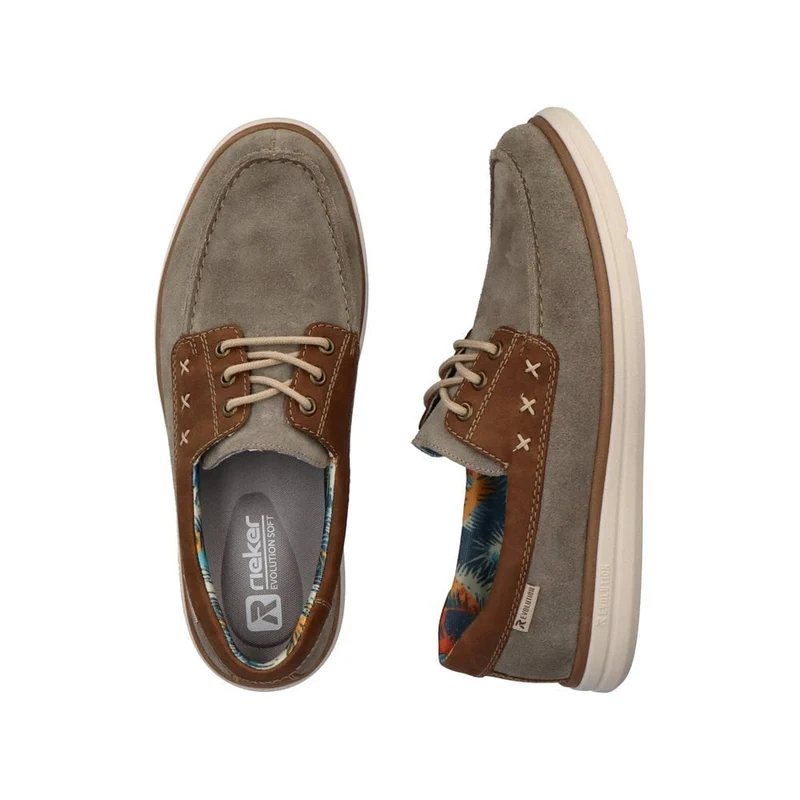 Rieker Mens Revolution Fashion Bootsschuh – Grau