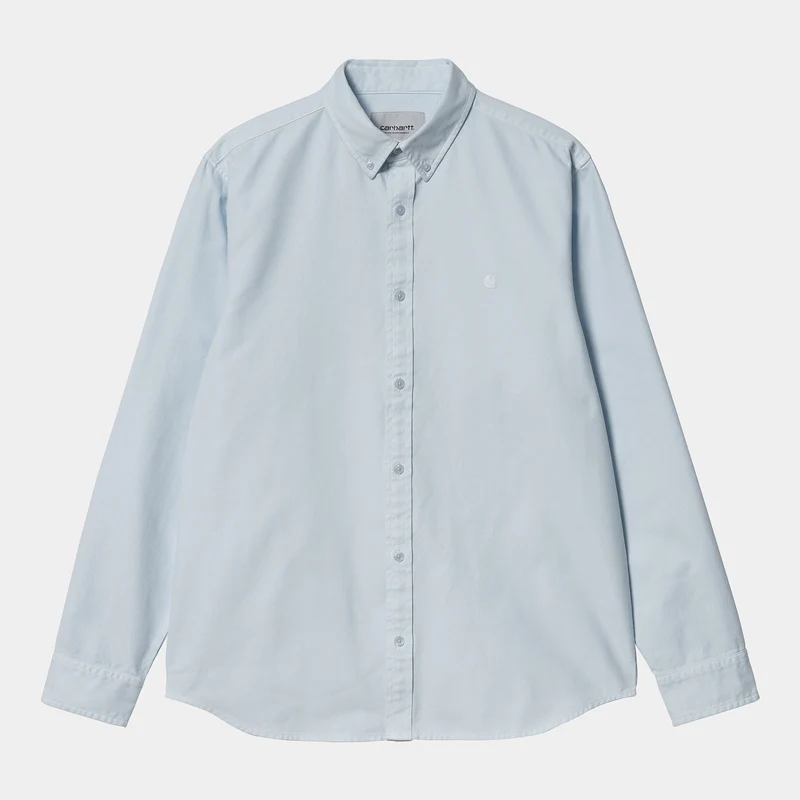 Carhartt WIP Herren Bolton Langarmhemd – Ikarus