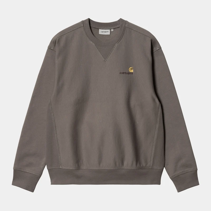 Carhartt WIP Herren American Script Sweatshirt - Teide