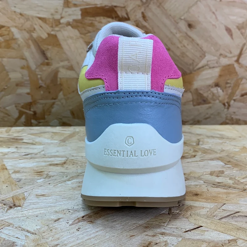 Carmela Mode-Sneaker aus Leder für Damen – Jeansblau
