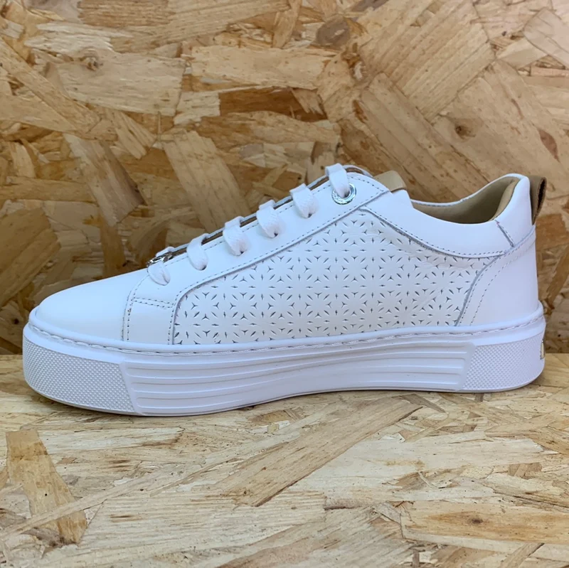 Carmela Mode-Sneaker aus Leder für Damen – Weiß