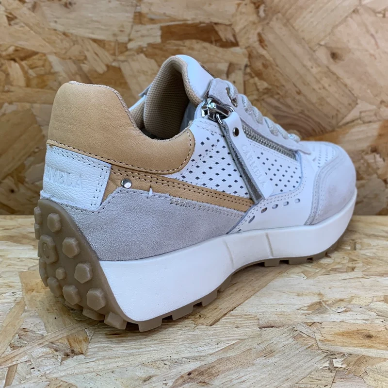 Carmela Mode-Sneaker aus Leder für Damen – Weiß