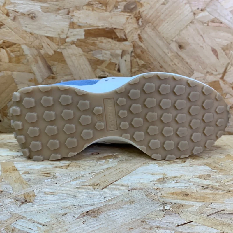 Carmela Mode-Sneaker aus Leder für Damen – Jeansblau