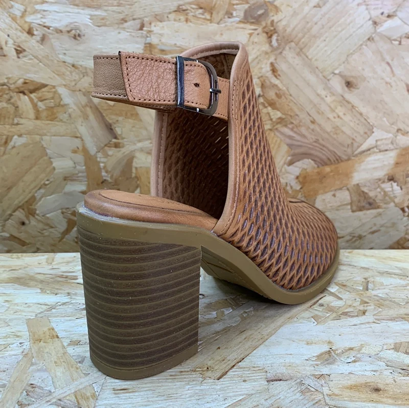 Carmela Damen-Leder-High-Heel - Kamel