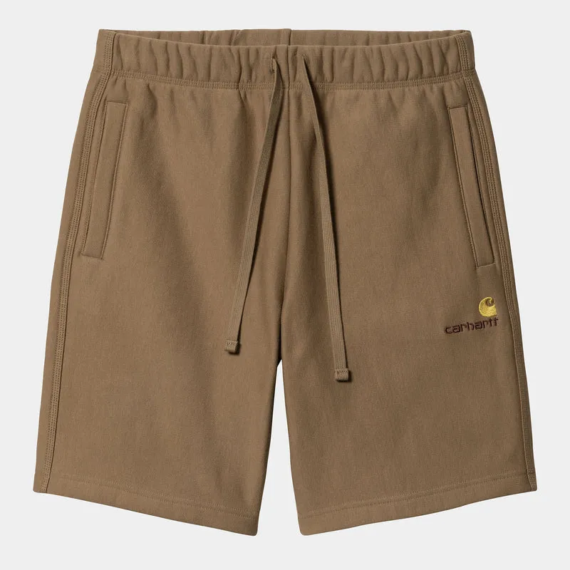 Carhartt WIP Herren American Script Sweatshorts - Buffalo