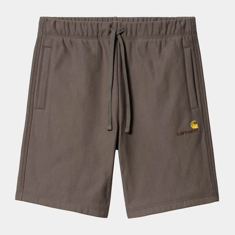 Carhartt WIP Herren American Script Sweat Short - Teide