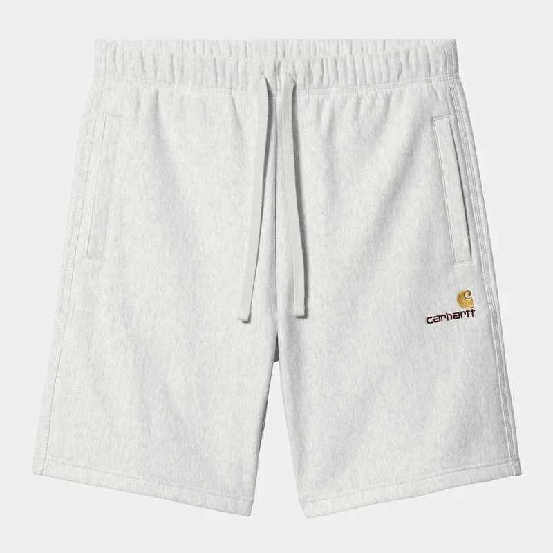 Carhartt WIP Herren American Script Sweatshirt - Aschgrau meliert