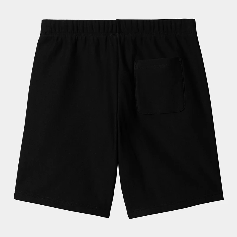 Carhartt WIP Herren American Script Sweatshorts - Schwarz