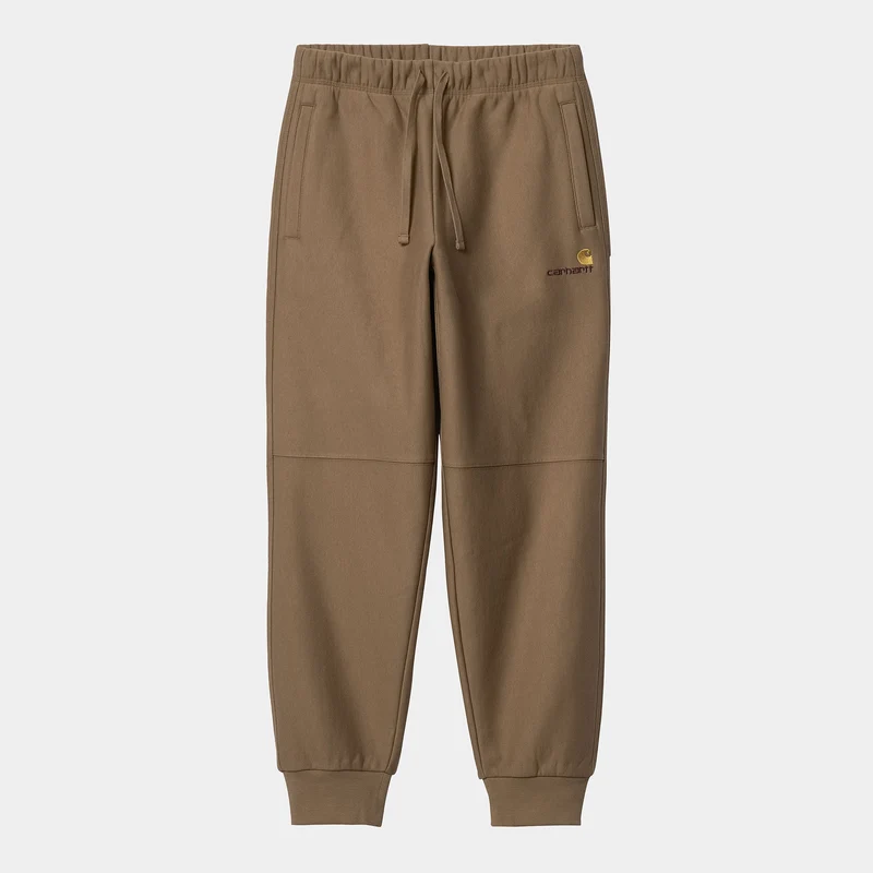 Carhartt WIP Herren American Script Jogginghose - Büffel