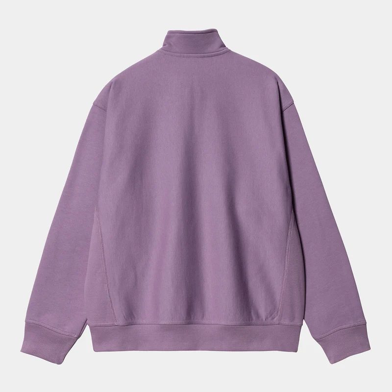 Carhartt WIP Herren Halb-Zip-Reißverschluss American Script Sweatshirt - Violanda