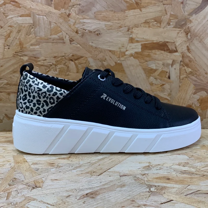 Rieker Damen Revolution Fashion Trainer – Schwarz