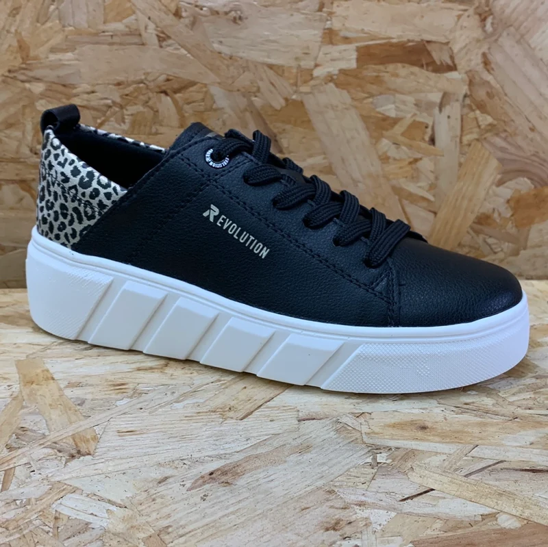 Rieker Damen Revolution Fashion Trainer – Schwarz