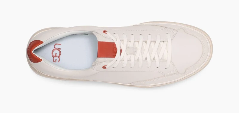 UGG Herren South Bay Sneaker-Trainer – Weiß / Sienna