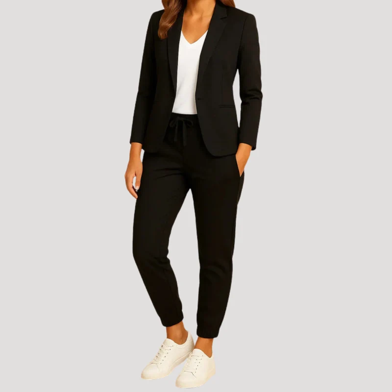 Klara | Damen Hosenanzug Blazer Set Zweiteiler