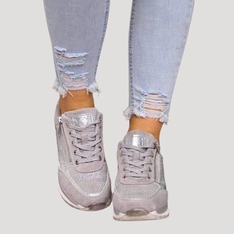 Mirabel | Damen Sneaker mit Seitlichem Reißverschluss