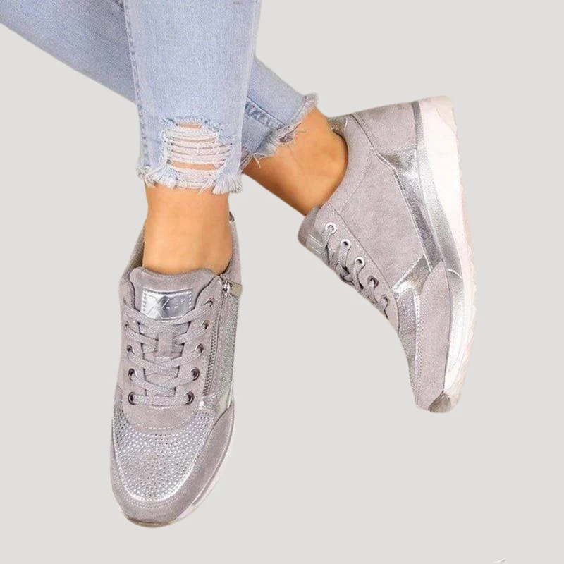 Mirabel | Damen Sneaker mit Seitlichem Reißverschluss