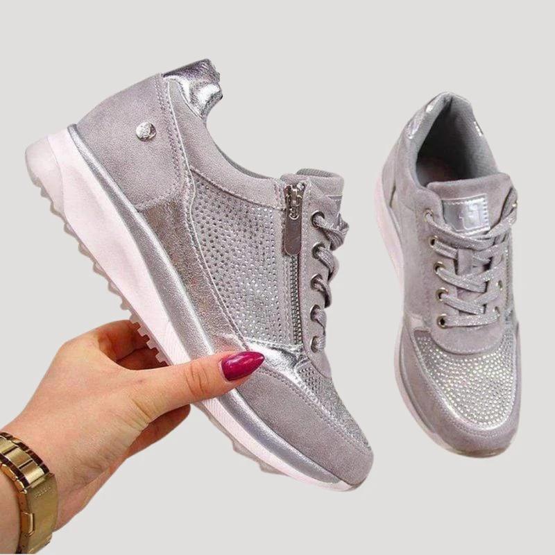 Mirabel | Damen Sneaker mit Seitlichem Reißverschluss