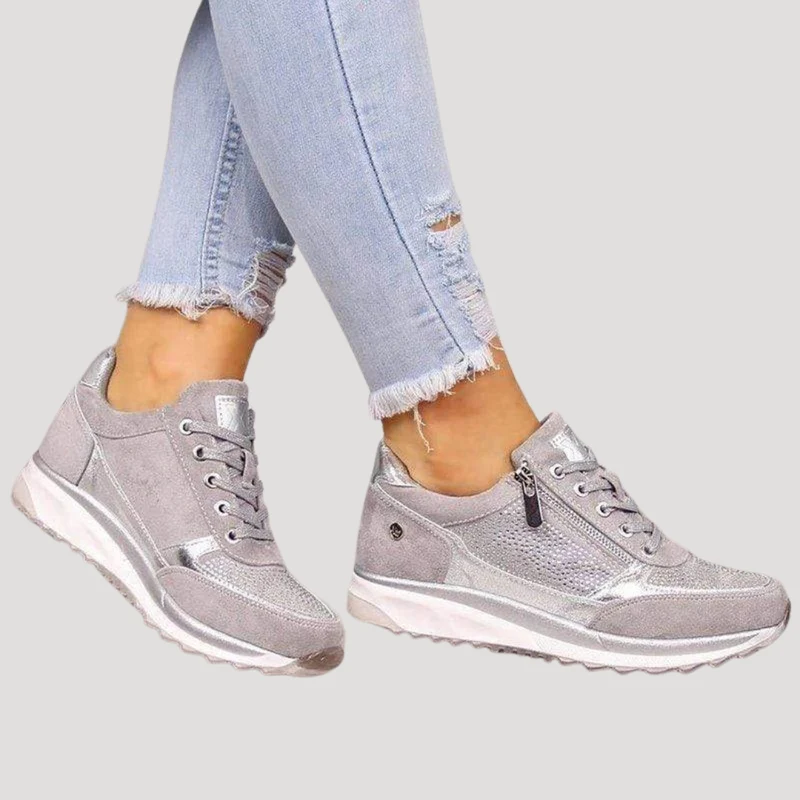 Mirabel | Damen Sneaker mit Seitlichem Reißverschluss
