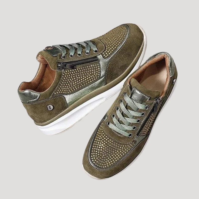 Mirabel | Damen Sneaker mit Seitlichem Reißverschluss