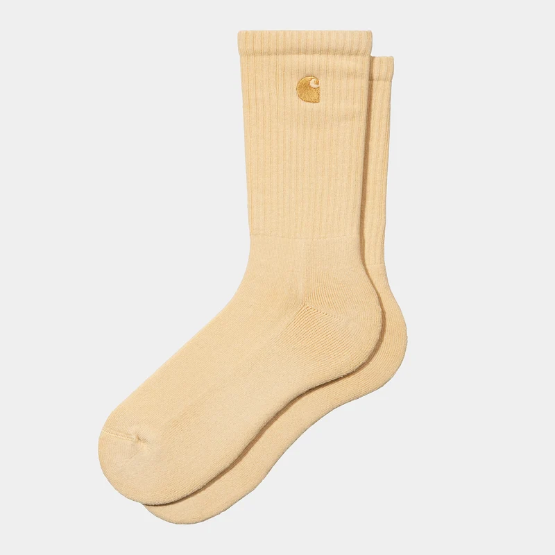 Carhartt WIP Herren Chase Socken – Citron / Gold
