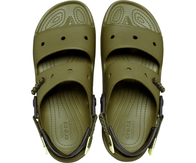 Crocs Klassische Unisex-All-Terrain-Sandale – Aloe