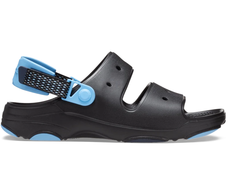 Crocs Klassische Unisex-All-Terrain-Sandale – Schwarz/Sauerstoff