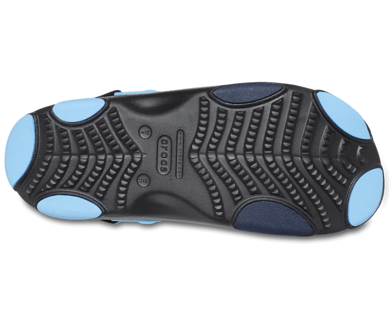 Crocs Klassische Unisex-All-Terrain-Sandale – Schwarz/Sauerstoff