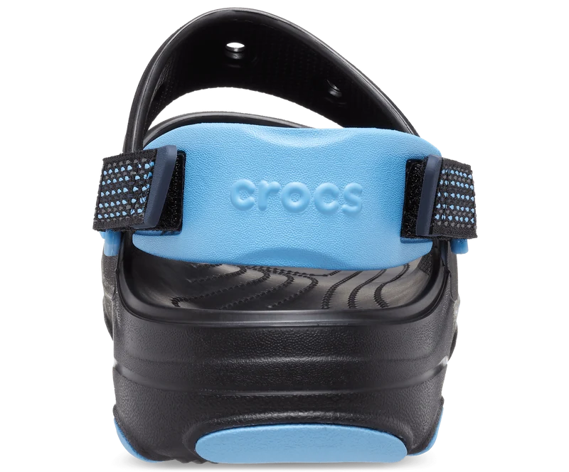 Crocs Klassische Unisex-All-Terrain-Sandale – Schwarz/Sauerstoff