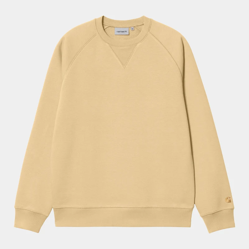 Carhartt WIP Herren Chase Sweat Top – Citron
