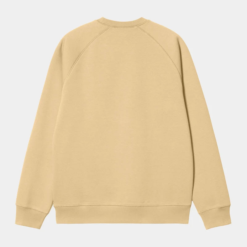 Carhartt WIP Herren Chase Sweat Top – Citron