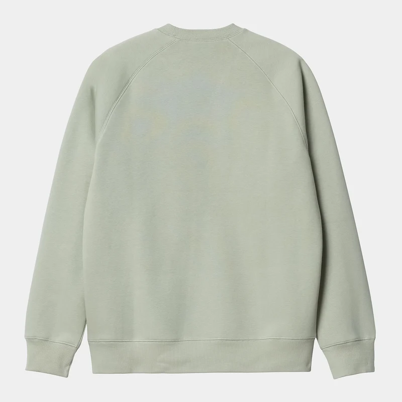 Carhartt WIP Herren Chase Sweat Top – Agave