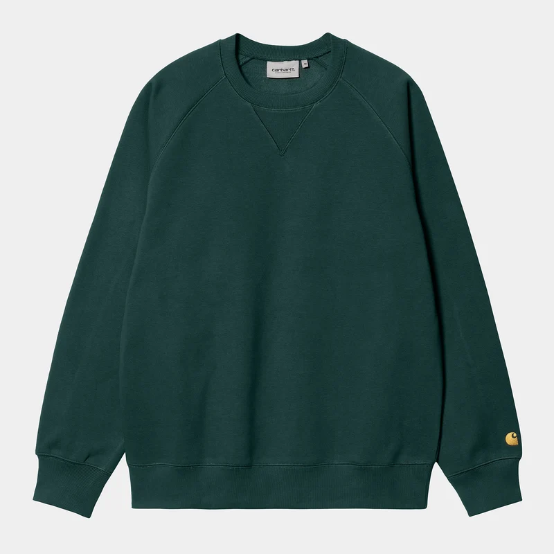 Carhartt WIP Herren Chase Sweat Top – Botanic