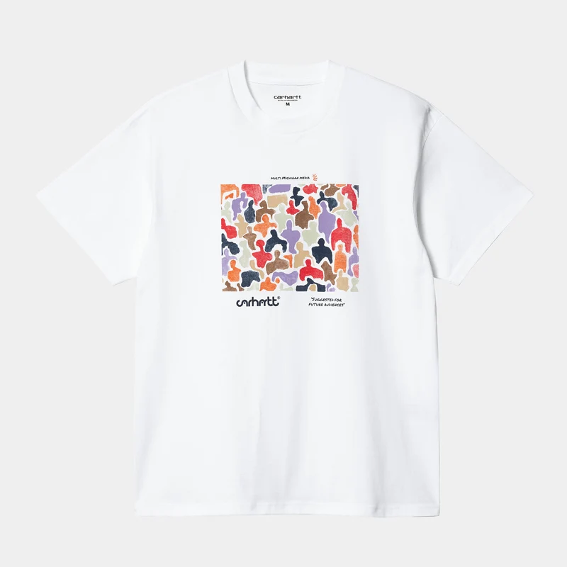 Carhartt WIP Herren Unity Kurzarm-T-Shirt – Weiß