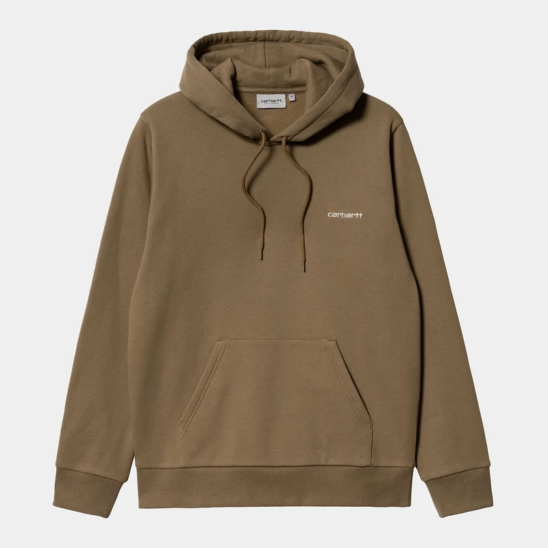 Carhartt WIP Herren-Kapuzenpullover mit Schriftzug-Stickerei – Buffalo