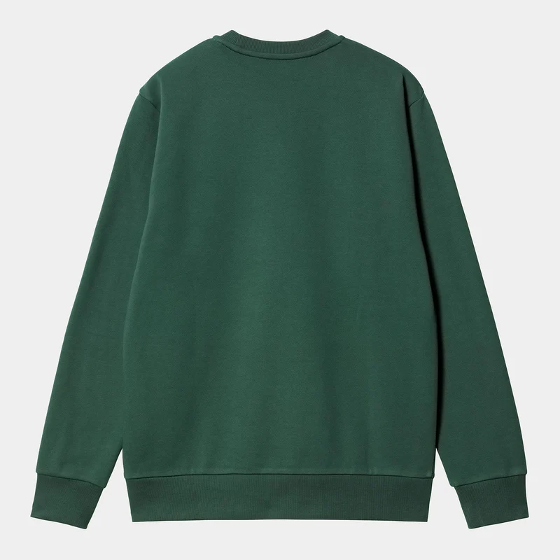 Carhartt WIP Herren-Sweatshirt mit Schriftzug-Stickerei – Treehouse