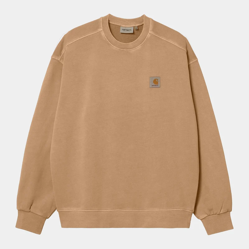 Carhartt WIP Nelson-Sweatshirt für Herren – Dusty Hamilton Brown