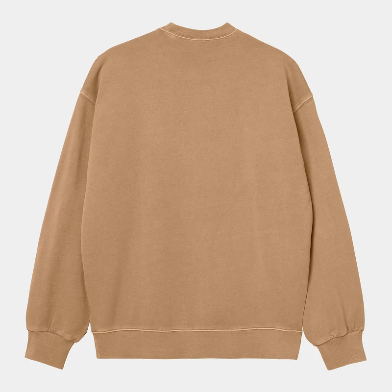 Carhartt WIP Nelson-Sweatshirt für Herren – Dusty Hamilton Brown