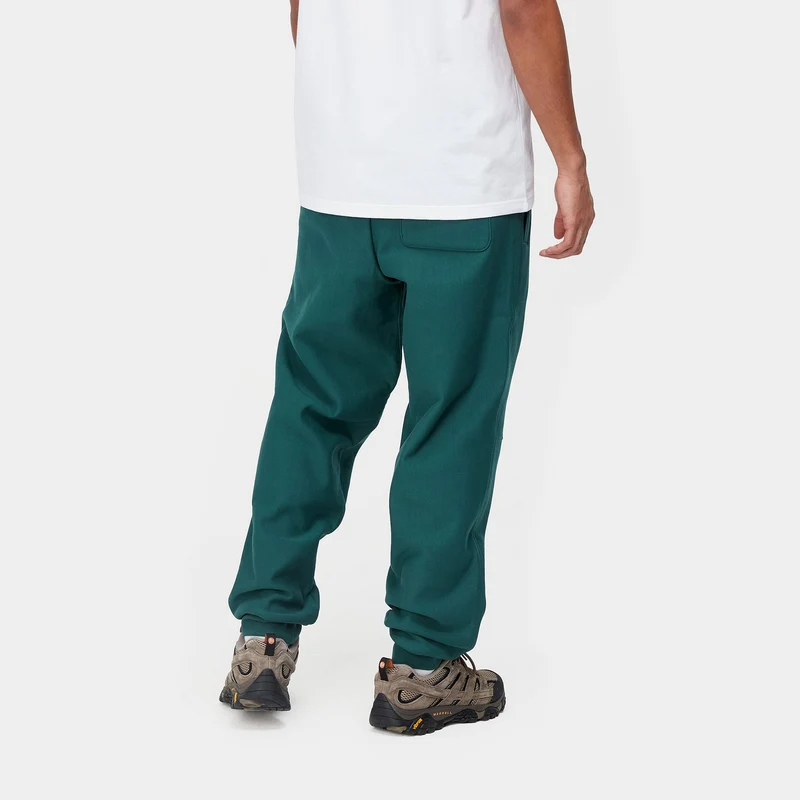 Carhartt WIP Herren American Script Jogginghose - Botanic