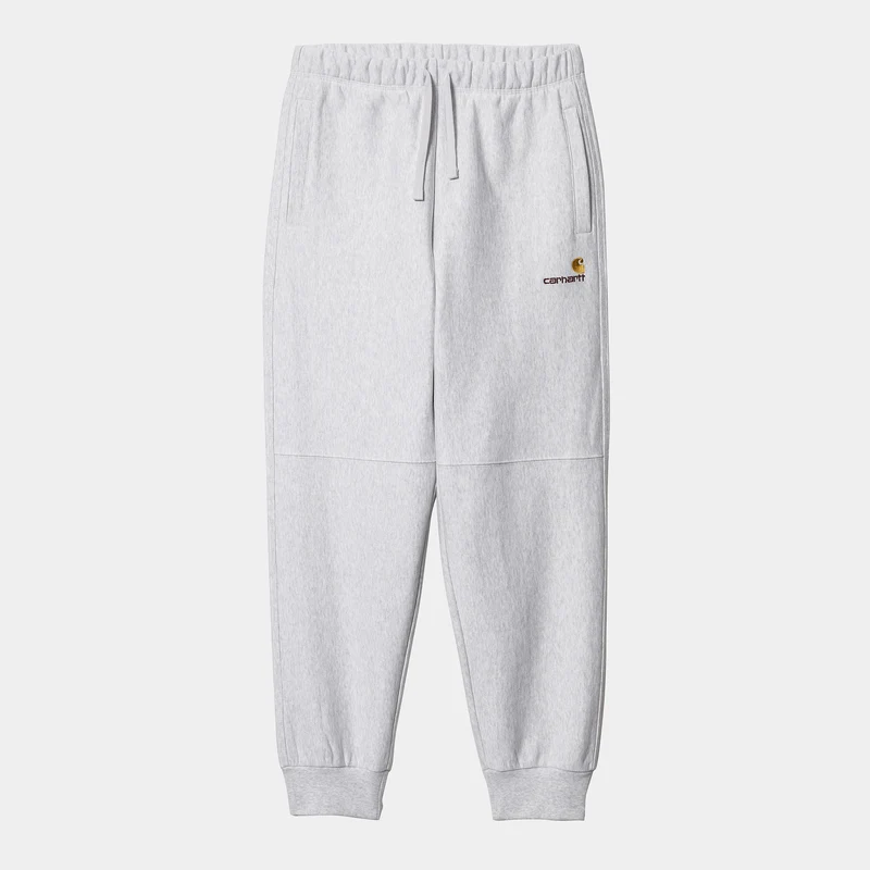 Carhartt WIP Herren American Script Jogginghose - Aschgrau