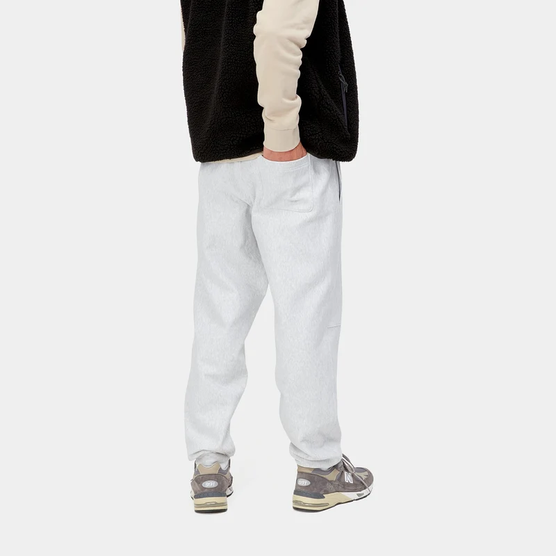 Carhartt WIP Herren American Script Jogginghose - Aschgrau