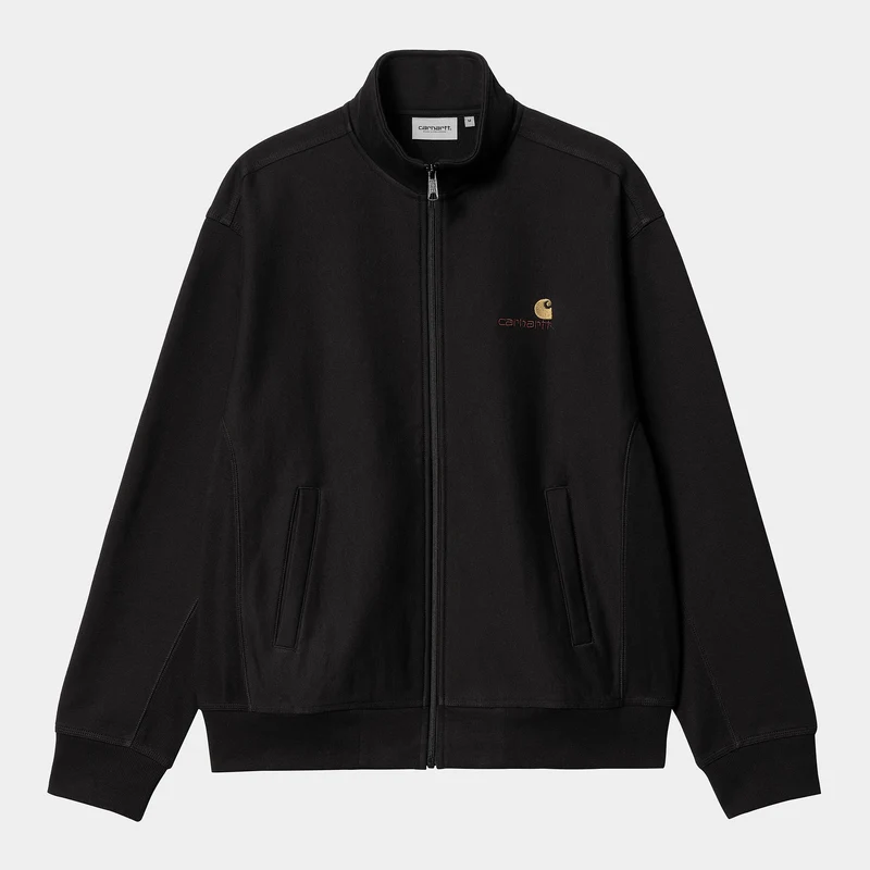 Carhartt WIP Herren American Script Jacke - Schwarz