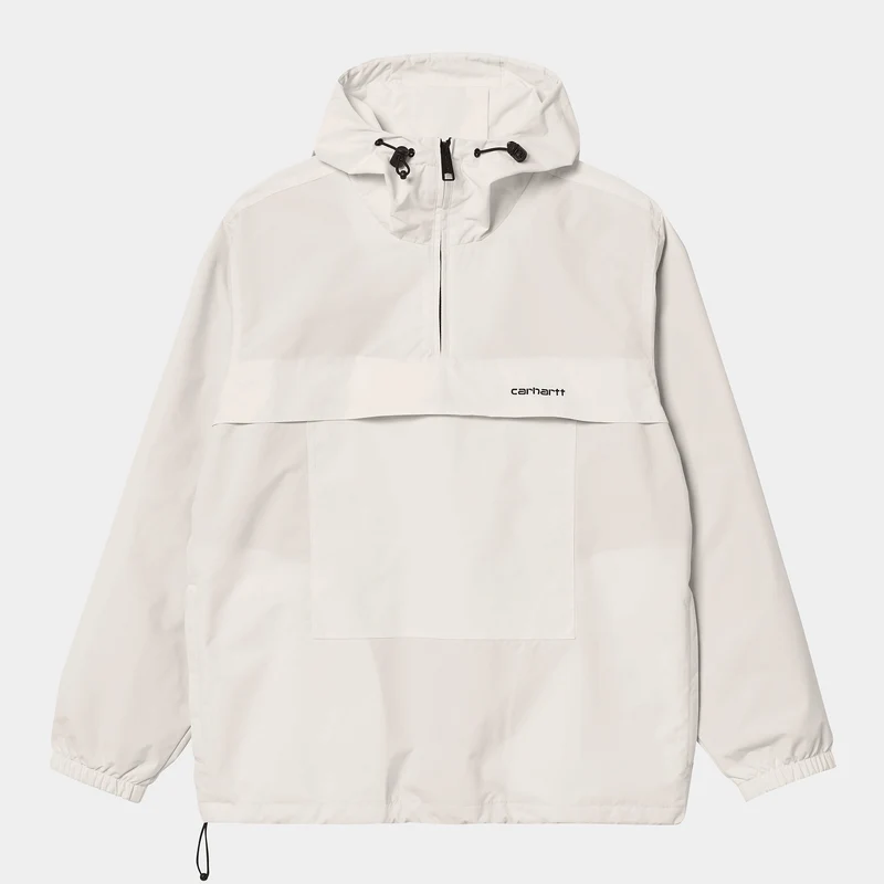 Carhartt WIP Herren-Windbreaker-Pulloverjacke – Wachs/Schwarz