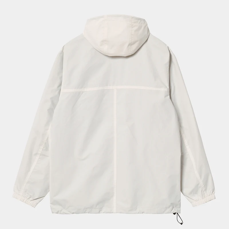 Carhartt WIP Herren-Windbreaker-Pulloverjacke – Wachs/Schwarz