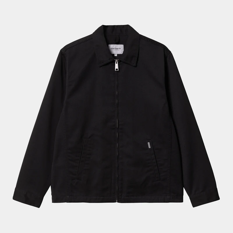 Carhartt WIP Modulare Herrenjacke – Schwarz gespült