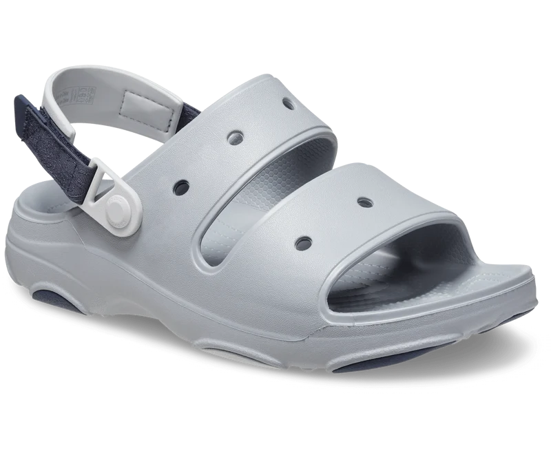 Crocs Klassische Unisex-All-Terrain-Sandale – Hellgrau
