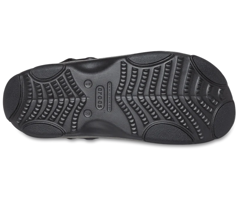 Crocs Klassische Unisex-All-Terrain-Sandale – Schwarz